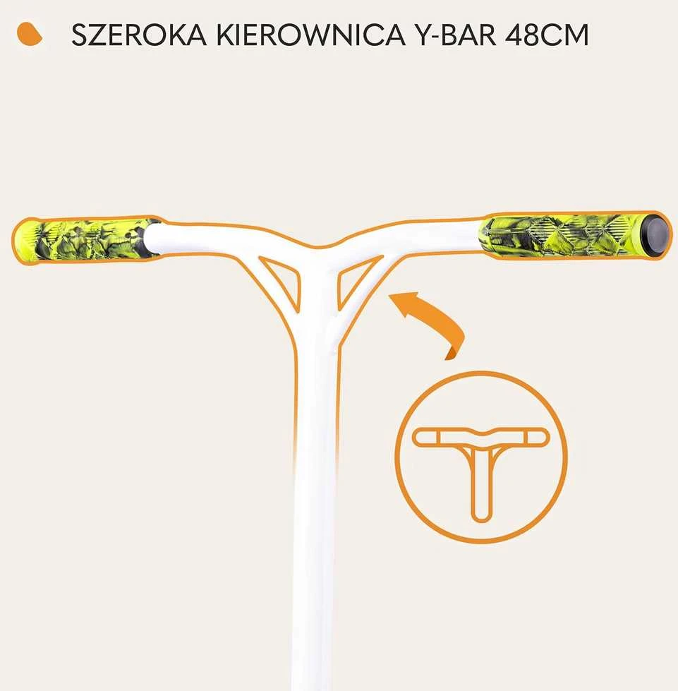 Lionelo triukų paspirtukas vaikams ir suaugusiems, aliuminis, 110 mm PU ratukai, Y-bar vairas, iki 100 kg, Whizz