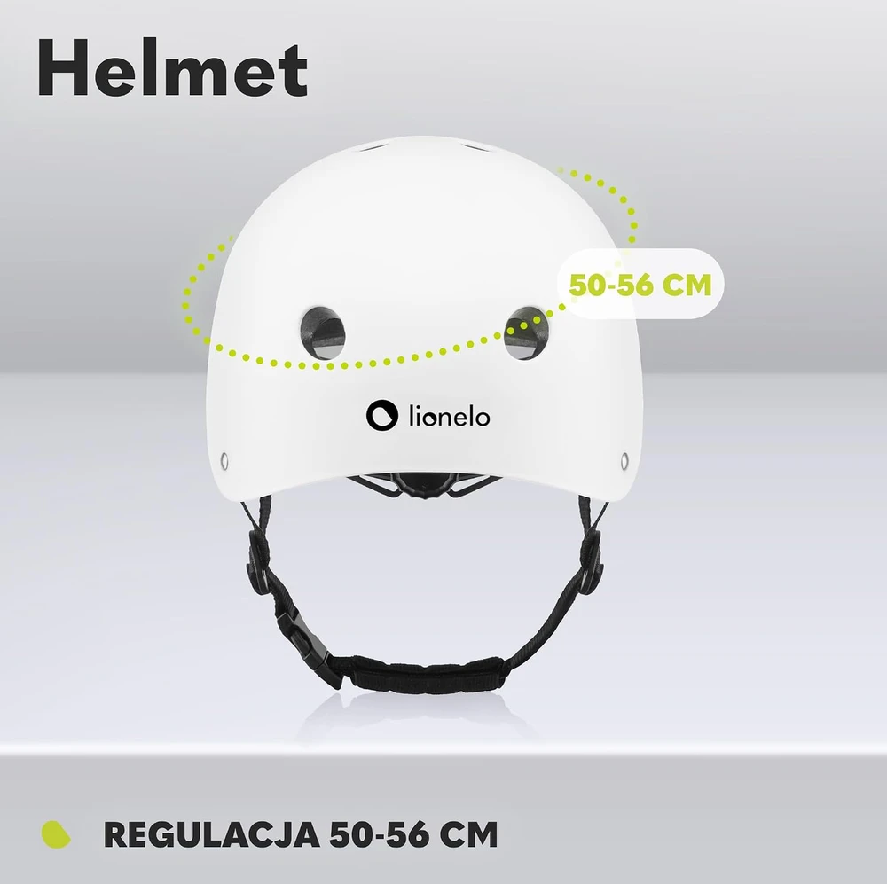 Šalmas Lionelo, baltas