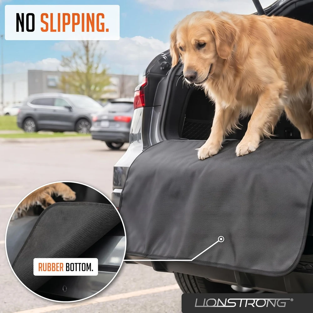 LIONSTRONG automobilio bagažinės apsauginis kilimėlis su putų sluoksniu 100 × 100 cm LS-KS