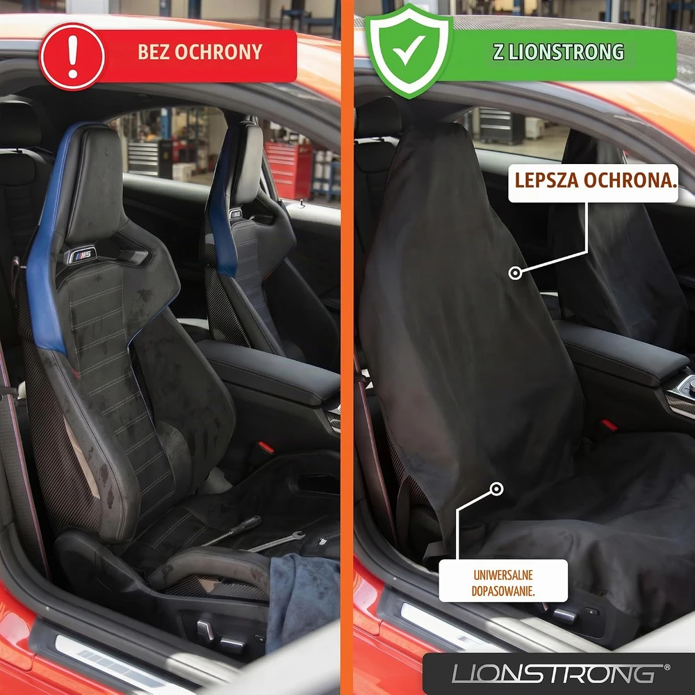 LIONSTRONG universali vandeniui atspari automobilio priekinės sėdynės apsauga B0CZT8DGC3