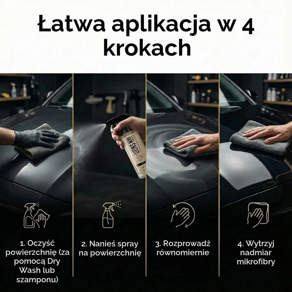 LIONSWAY automobilinis karnaubo vaškas keraminei ir hidrofobinei apsaugai 500 ml