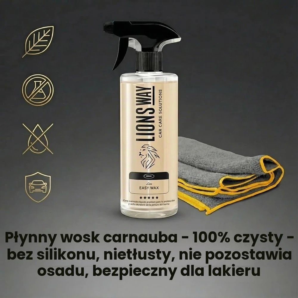 LIONSWAY automobilinis karnaubo vaškas keraminei ir hidrofobinei apsaugai 500 ml