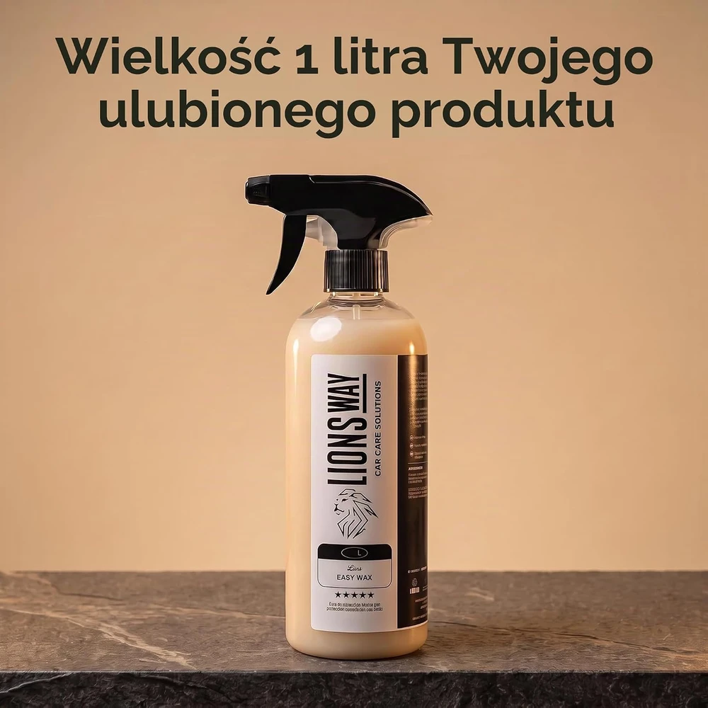 LionsWay automobilinis karnaubo vaškas su keramine hidrofobine danga 1 l EASYWASH