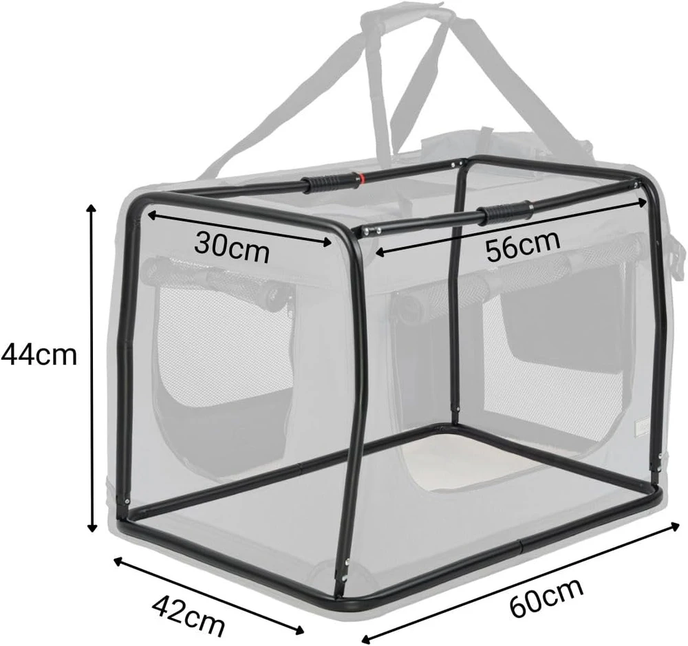 lionto sulankstomas gyvūnų transportavimo krepšys 60 × 42 × 44 cm, iki 12 kg, TB10021