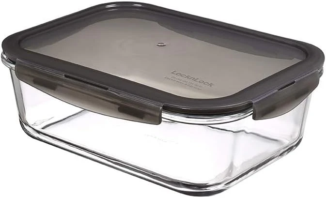 LocknLock borosilikatinio stiklo maisto laikymo indas su dangteliu 2 l, LLG455G