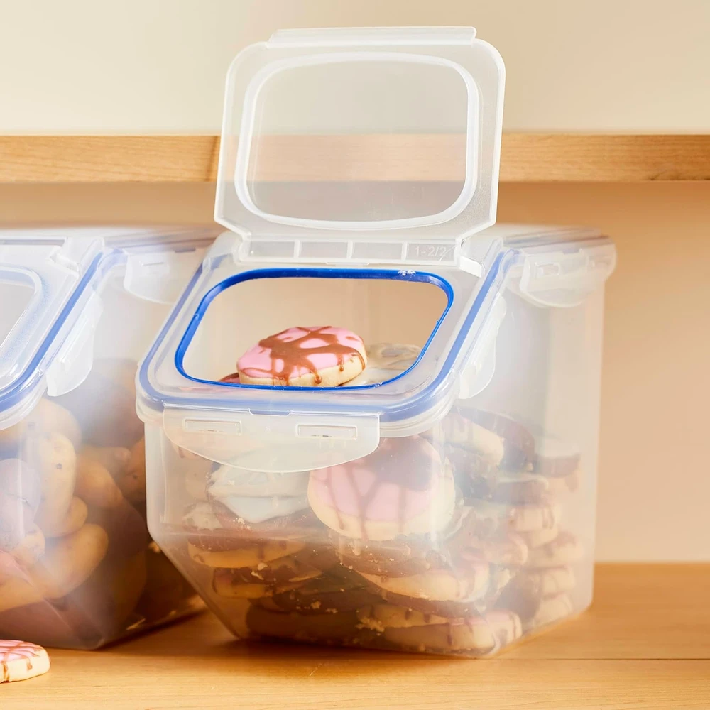 LocknLock plastikinis sandarus maisto laikymo indas, 5 l talpos, stačiakampis, PP Classic