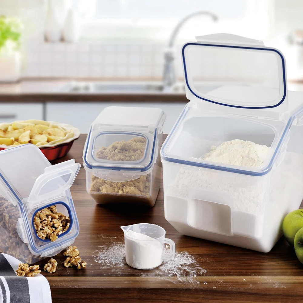 LocknLock virtuvinis maisto konteineris 12 l plastikinis, sandarus, be BPA, stačiakampis