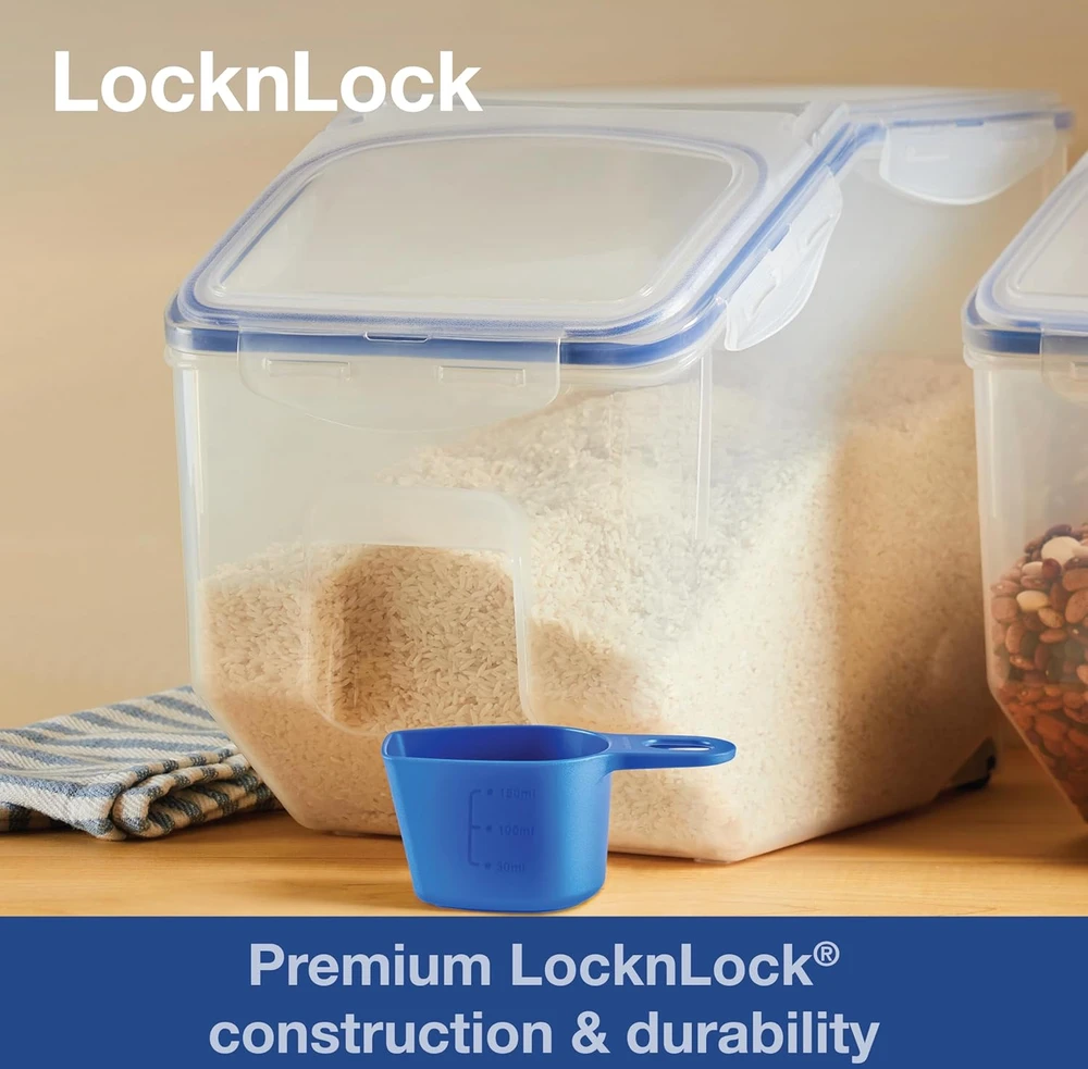 LocknLock virtuvinis maisto konteineris 12 l plastikinis, sandarus, be BPA, stačiakampis