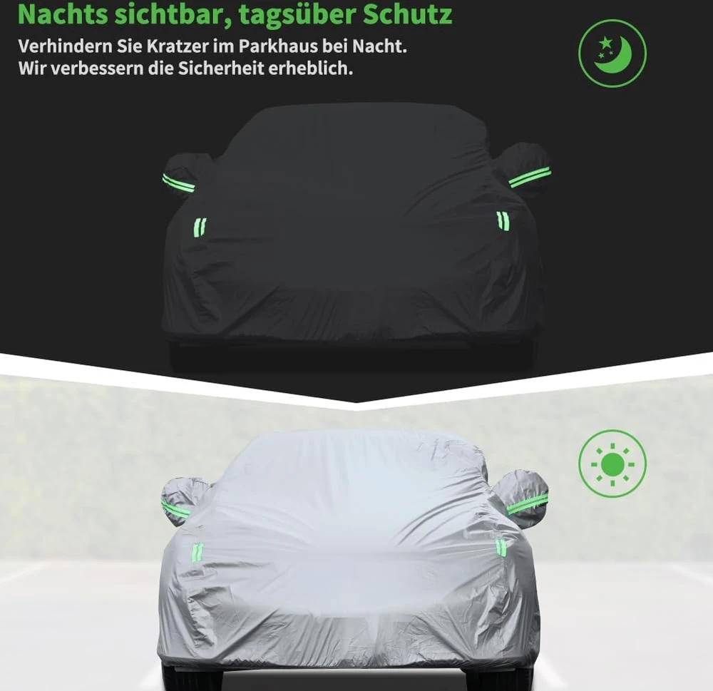 LOETAD universalus vandeniui atsparus automobilio uždangalas 470 × 180 × 150 cm L3