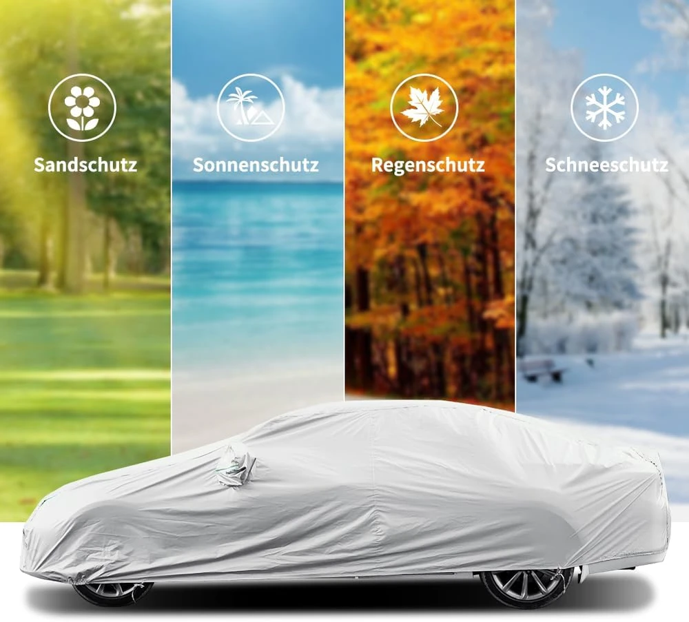 LOETAD universalus vandeniui atsparus automobilio uždangalas 470 × 180 × 150 cm L3