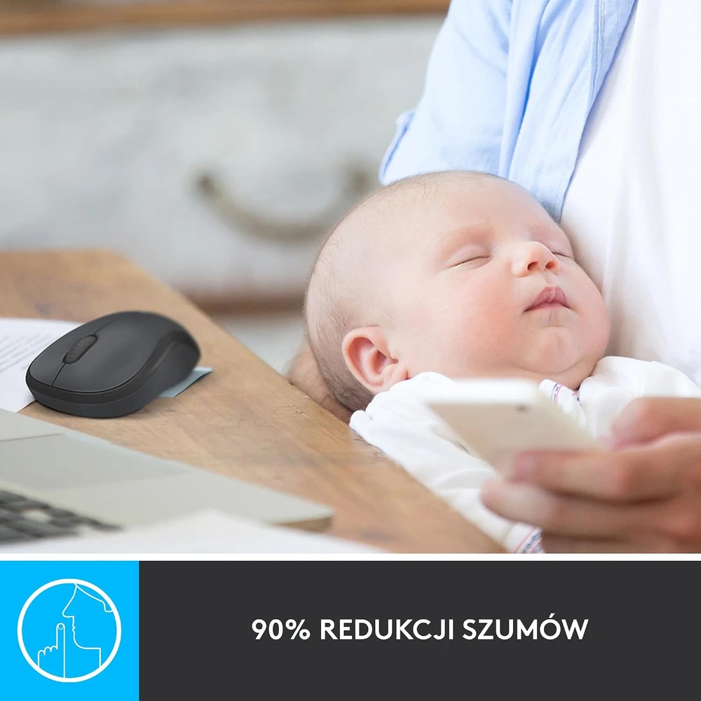 Belaidė pelė LOGITECH M220 Silent Juodai pilka