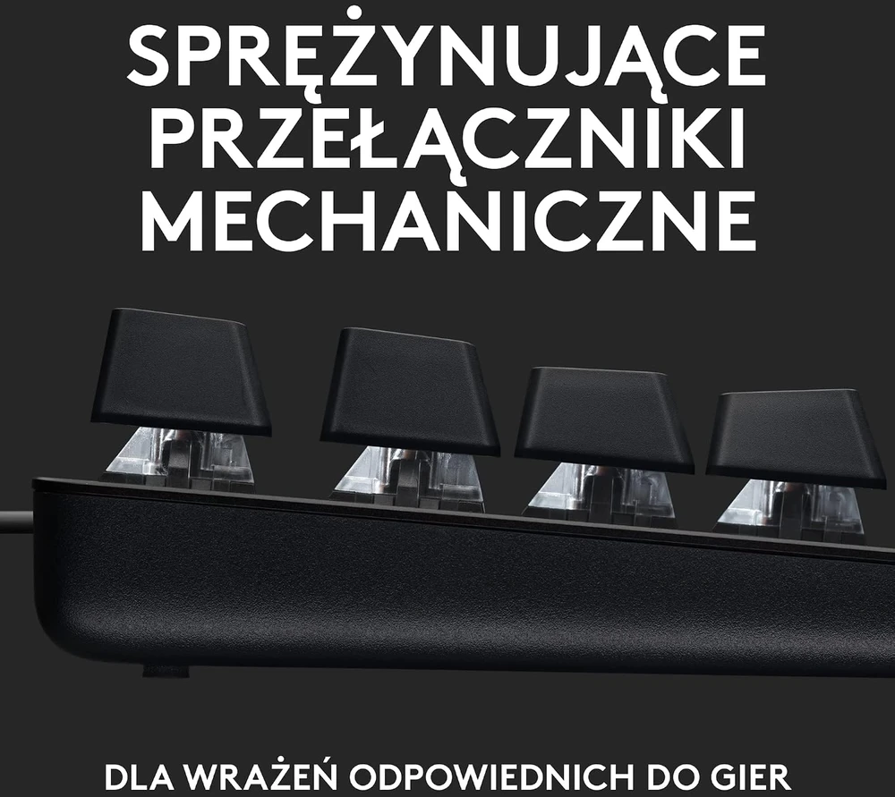 Mechaninė žaidimų klaviatūra su pašvietimu Logitech G413 TKL SE, US išdėstymas