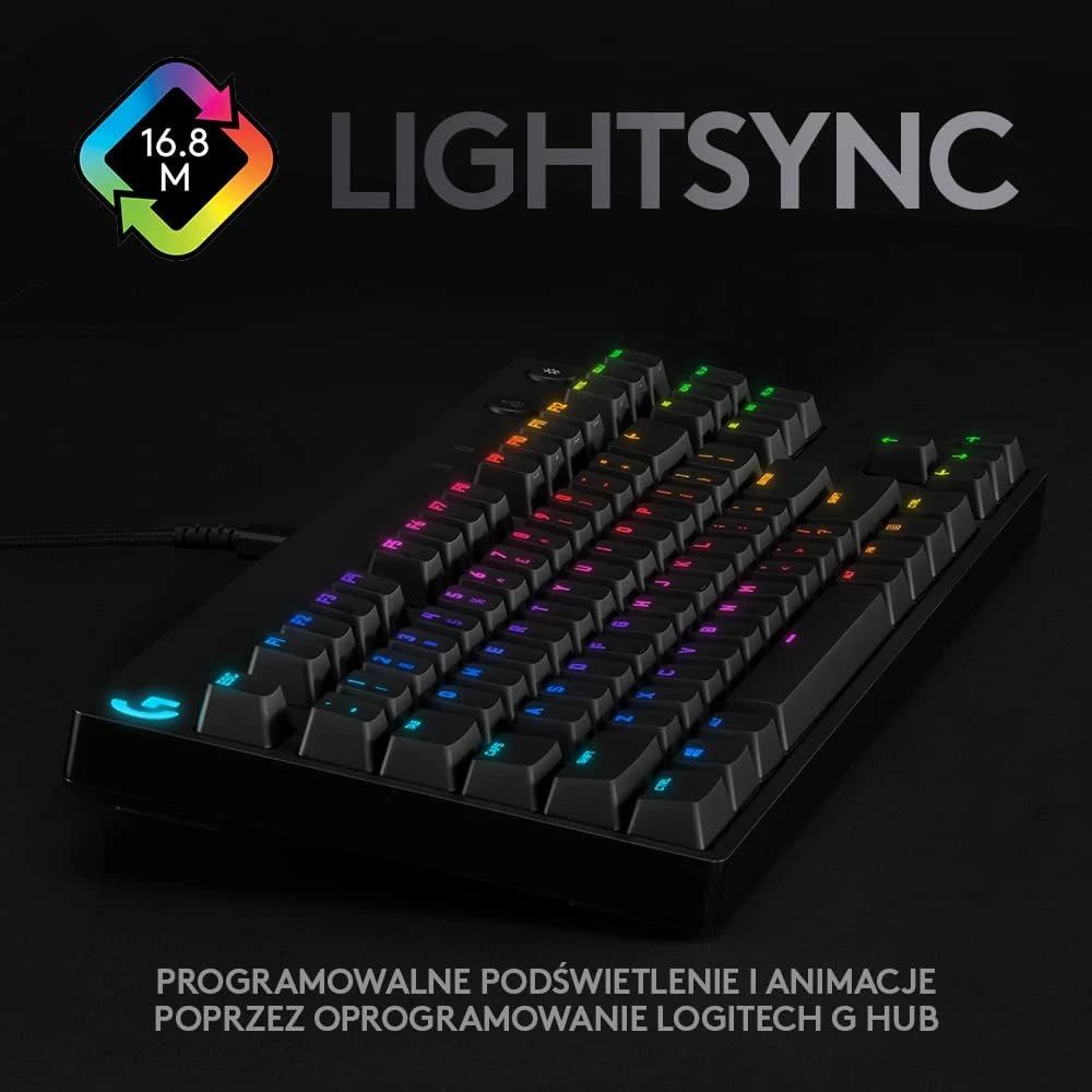 Klaviatūra žaidimams Logitech G PRO, Juodos spalvos