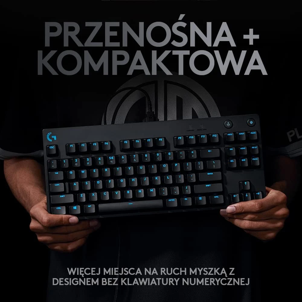 Klaviatūra žaidimams Logitech G PRO, Juodos spalvos