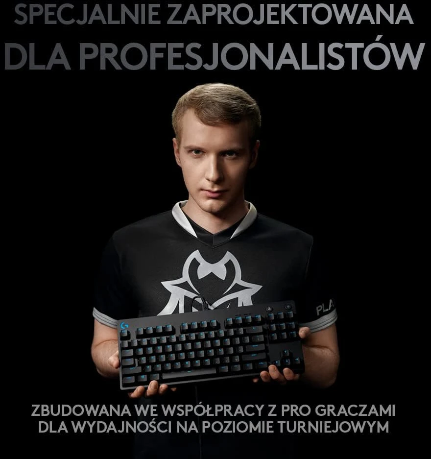 Klaviatūra žaidimams Logitech G PRO, Juodos spalvos