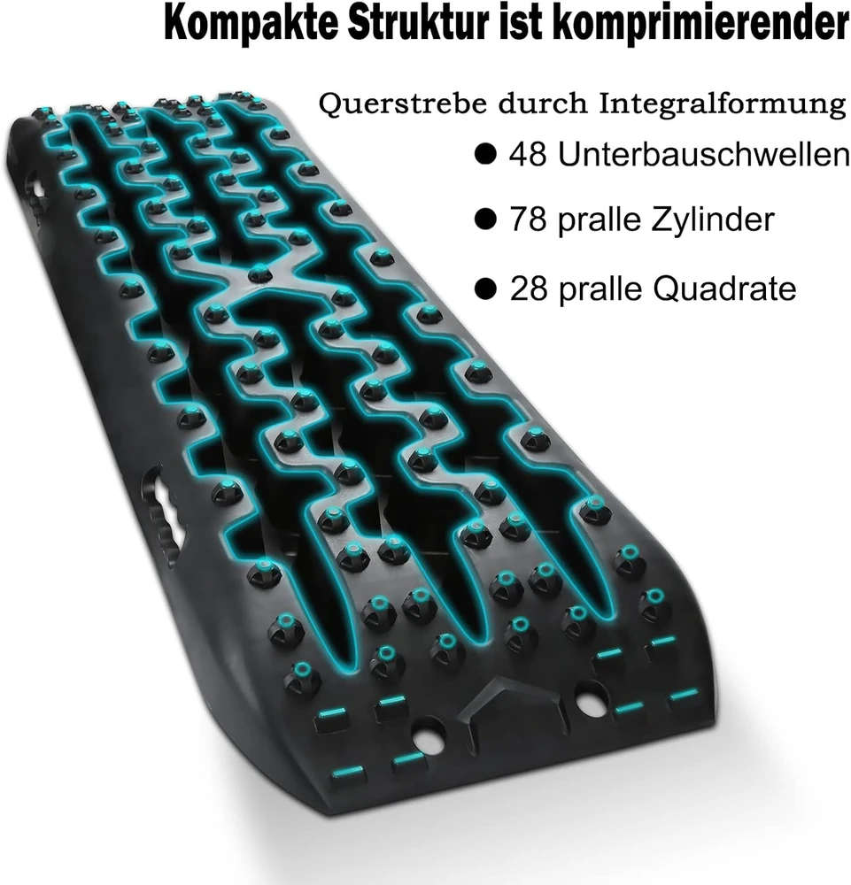 Lospitch sukibimo kilimėliai automobiliams iš nailono, 10 t, 106 x 31 x 6 cm, LD522396