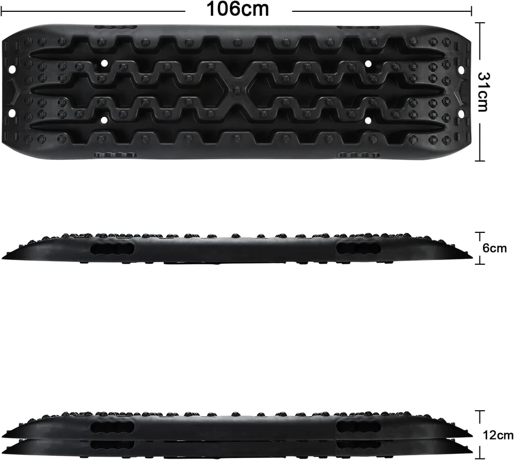 Lospitch sukibimo kilimėliai automobiliams iš nailono, 10 t, 106 x 31 x 6 cm, LD522396