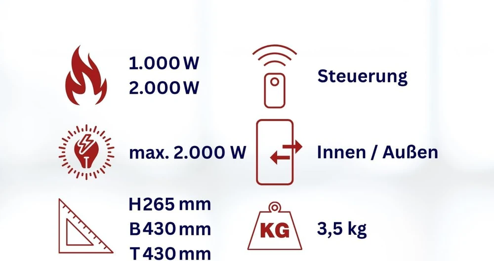 Lubinis šviestuvas WDH lubinis infraraudonųjų spindulių šildytuvas su LED lempa, 1000/2000 W, IP24, WDH-200LS