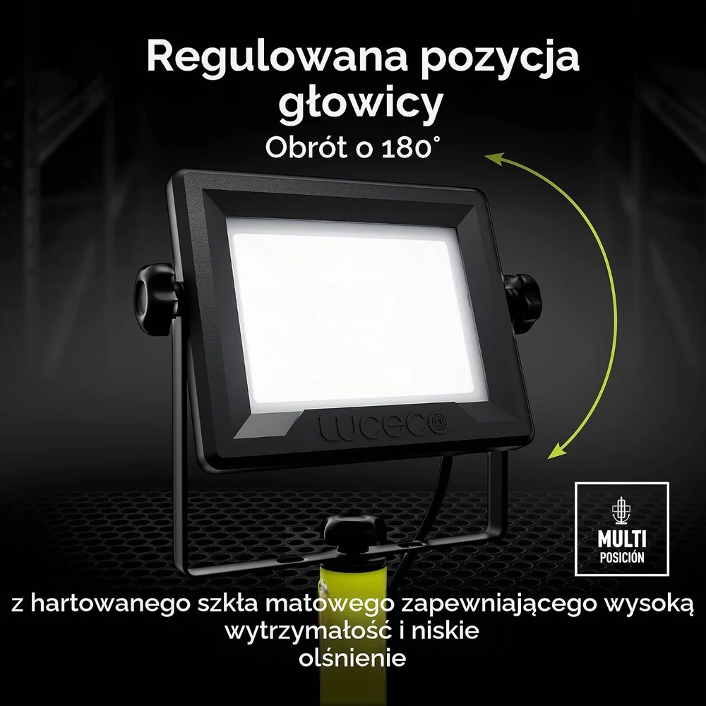 Luceco LED statybinis prožektorius ant teleskopinio stovo 10 W 800 lm IP65 EFLDTS10B50-E5