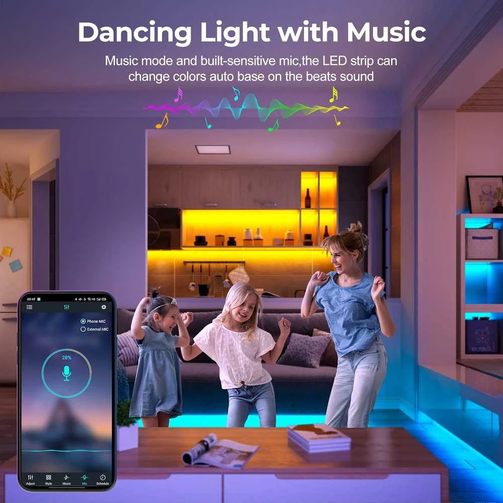 LUXONIC 5 m neoninė RGB juosta