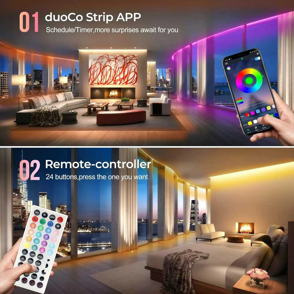 LUXONIC 5 m neoninė RGB juosta