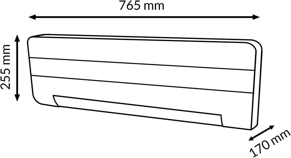 M mimotec sieninis keraminis šildytuvas 3000 W, 20–35 m², MI7071