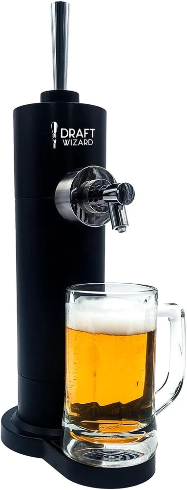 Mad Monkey alaus dozatorius su ultragarso speniumi, kompaktiškas Tap To Go modelis