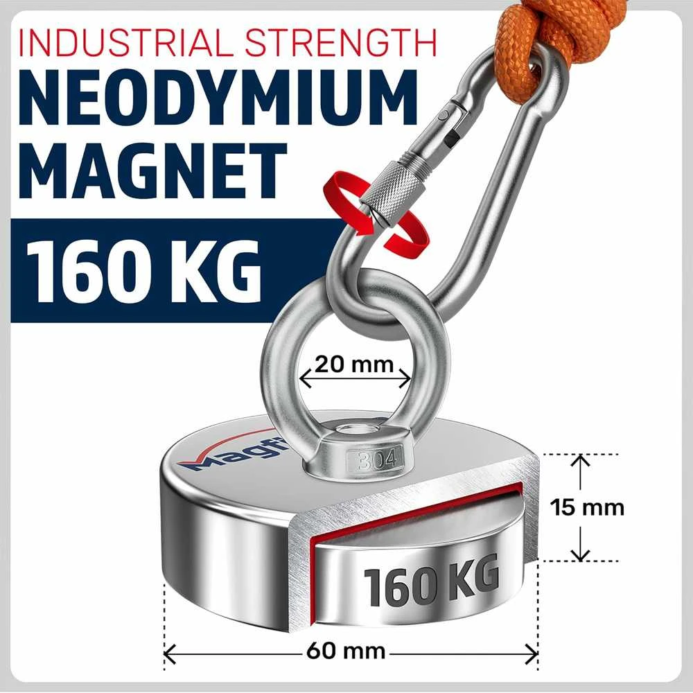 MAGFISHION Magneto žvejybos rinkinys, Ø60mm