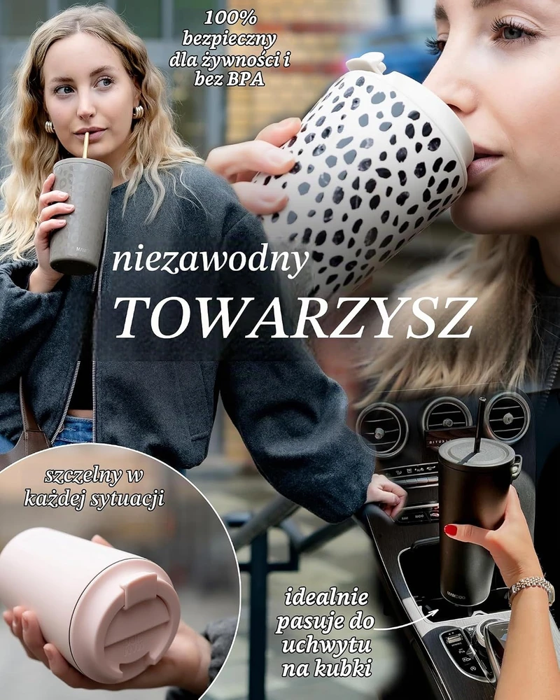 MAMEIDO Terminis kelioninis puodelis 350 ml su vakuumine izoliacija HU-XI-170