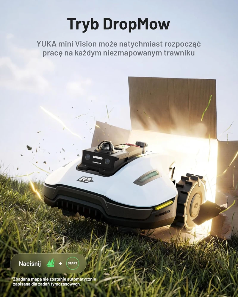 Vejos robotas Mammotion Yuka Mini 2 1000 LiDAR & vision, 1000㎡