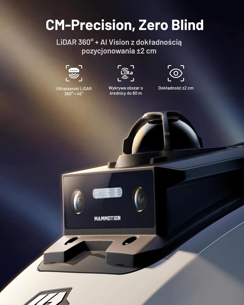 Vejos robotas Mammotion Yuka Mini 2 1000 LiDAR & vision, 1000㎡