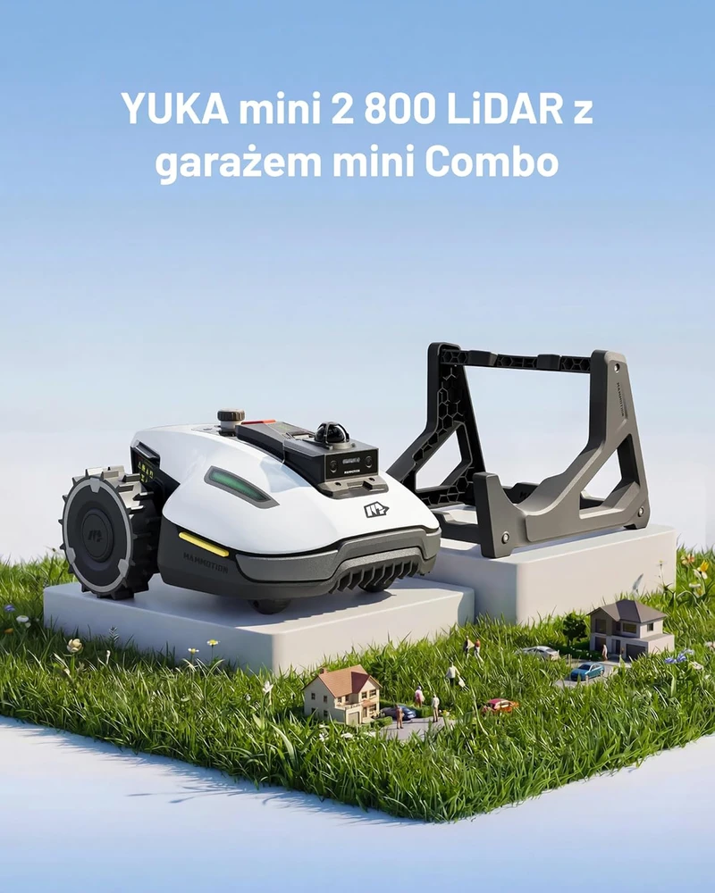 Mammotion vejapjovės robotas su LiDAR navigacija, AI, 800 m², 20–60 mm pjovimo aukštis, MTLA25YUM26HEU