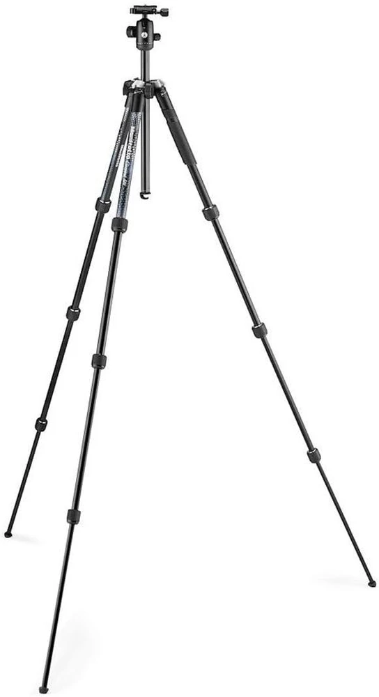Manfrotto aliuminio trikojis su rutuline galvute, 160 cm, 4 sekcijų, MKELMII4BK-BH