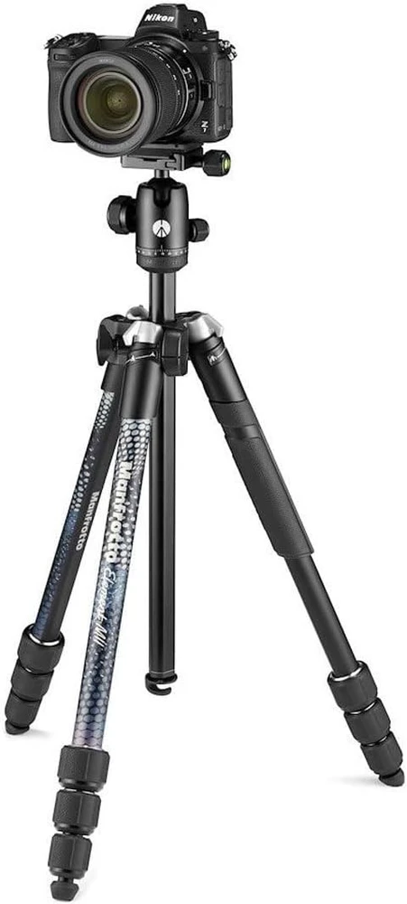 Manfrotto aliuminio trikojis su rutuline galvute, 160 cm, 4 sekcijų, MKELMII4BK-BH