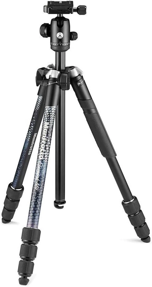 Manfrotto aliuminio trikojis su rutuline galvute, 160 cm, 4 sekcijų, MKELMII4BK-BH