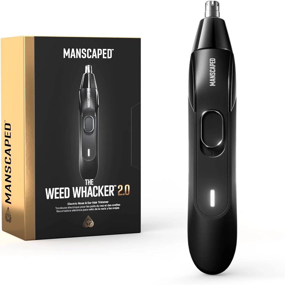 MANSCAPED barzdos ir nosies trimerių rinkinys The Beard Hedger, The Weed Whacker 2.0, vandeniui atsparus