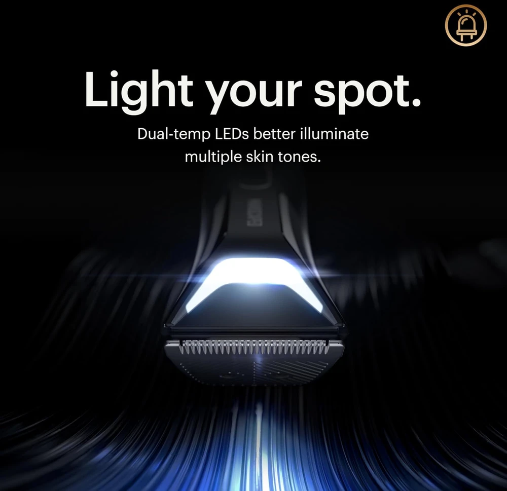 MANSCAPED kūno ir kirkšnių kirpimo mašinėlė su SkinSafe dviguba galvute, USB-C įkrovimas, Lawn Mower 5.0 Ultra