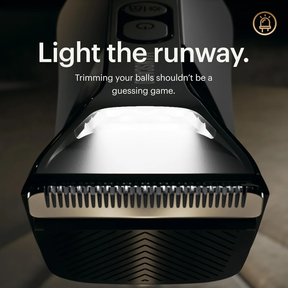 MANSCAPED kūno plaukų kirpimo mašinėlė vyrams The Lawn Mower 4.0 PRO, keramikiniai ašmenys, USB-C įkrovimas, vandeniui atspari