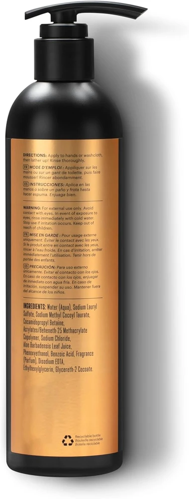 MANSCAPED vyriškas dušo gelis su alaviju ir jūros druska, 475 ml, BW16-INTL