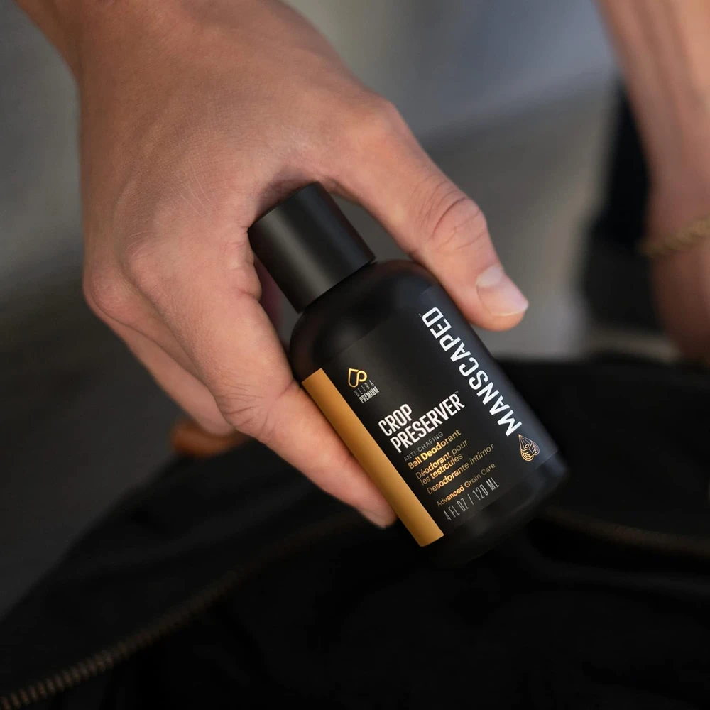 Manscaped vyrų intymios zonos dezodorantas su raminančiu alaviju, 120 ml