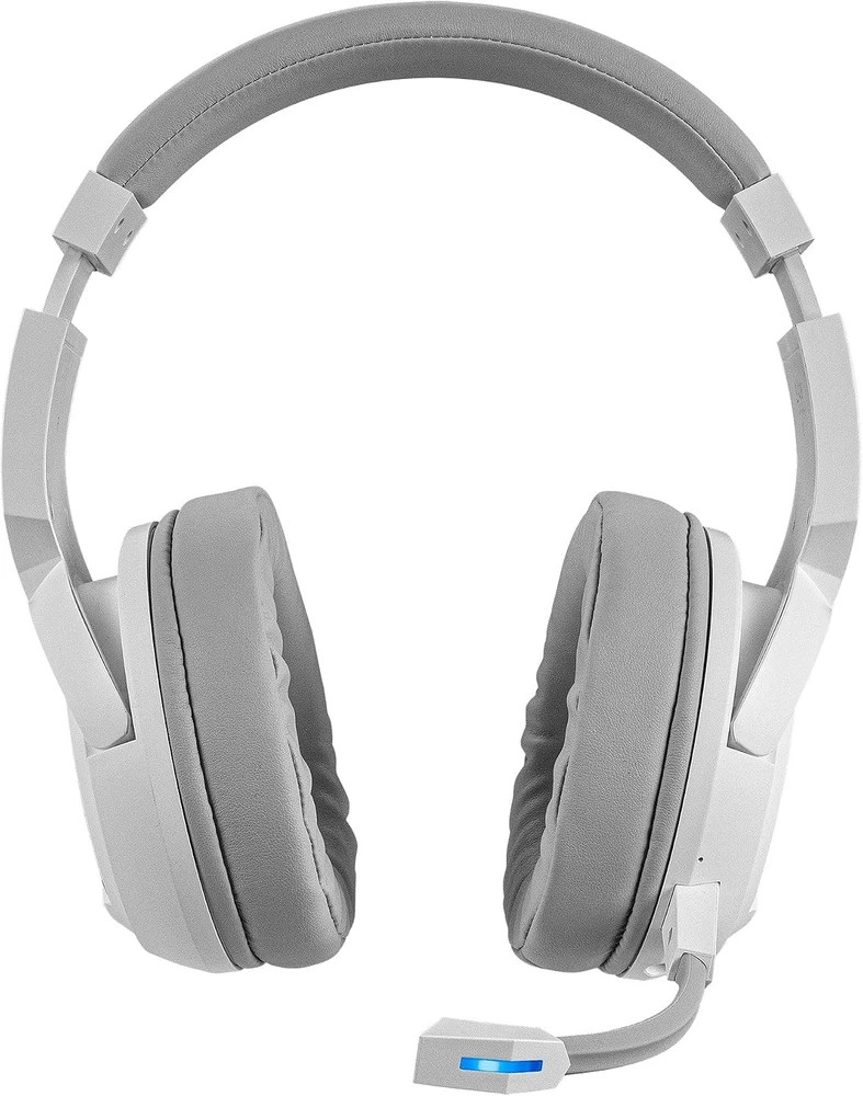 Mars Gaming belaidės žaidimų ausinės 2.4GPRO su mikrofonu, 50 mm, baltos MHW100W