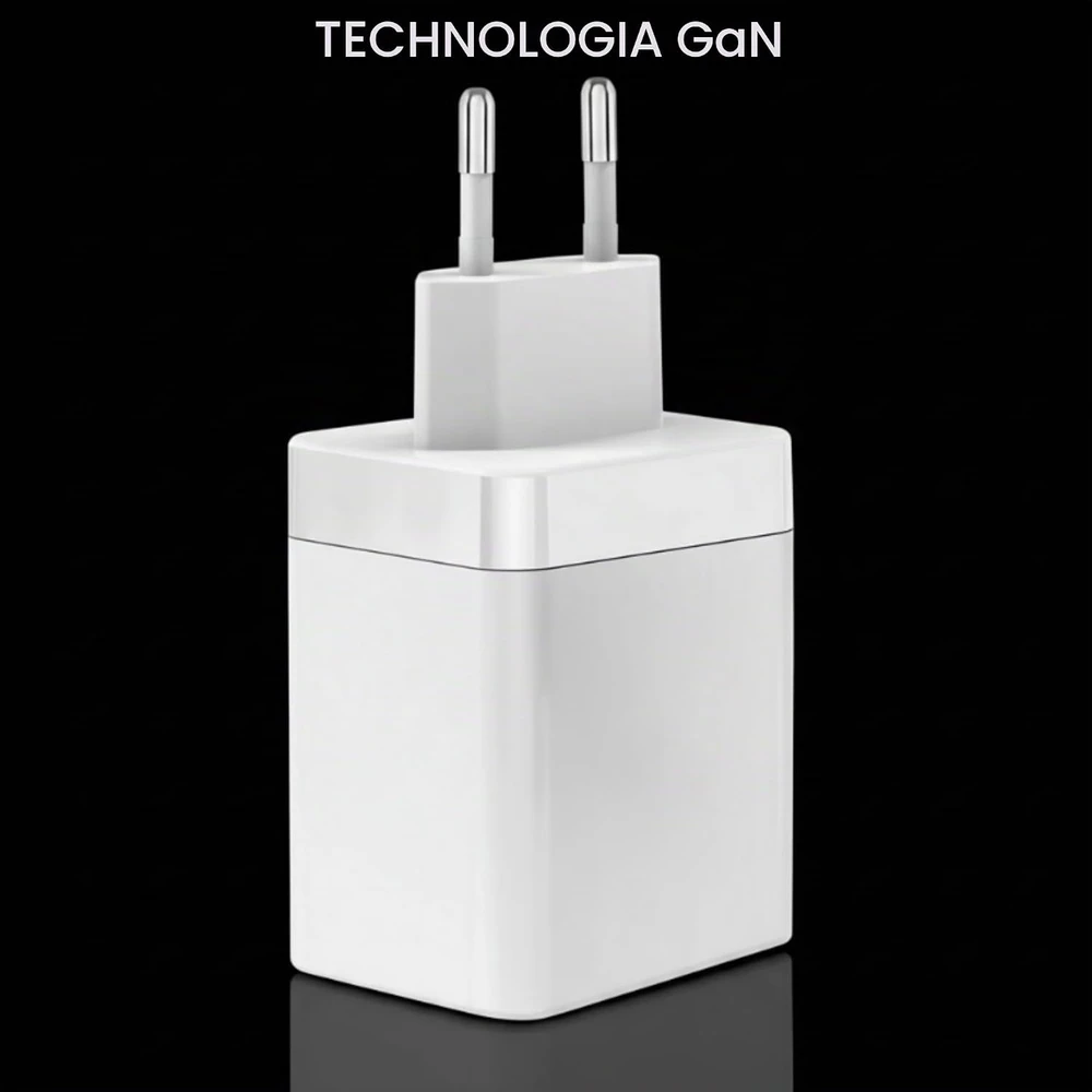 Mars Gaming MDGAN65RW 65 W GaN sieninis įkroviklis su USB-C ir USB-A jungtimis
