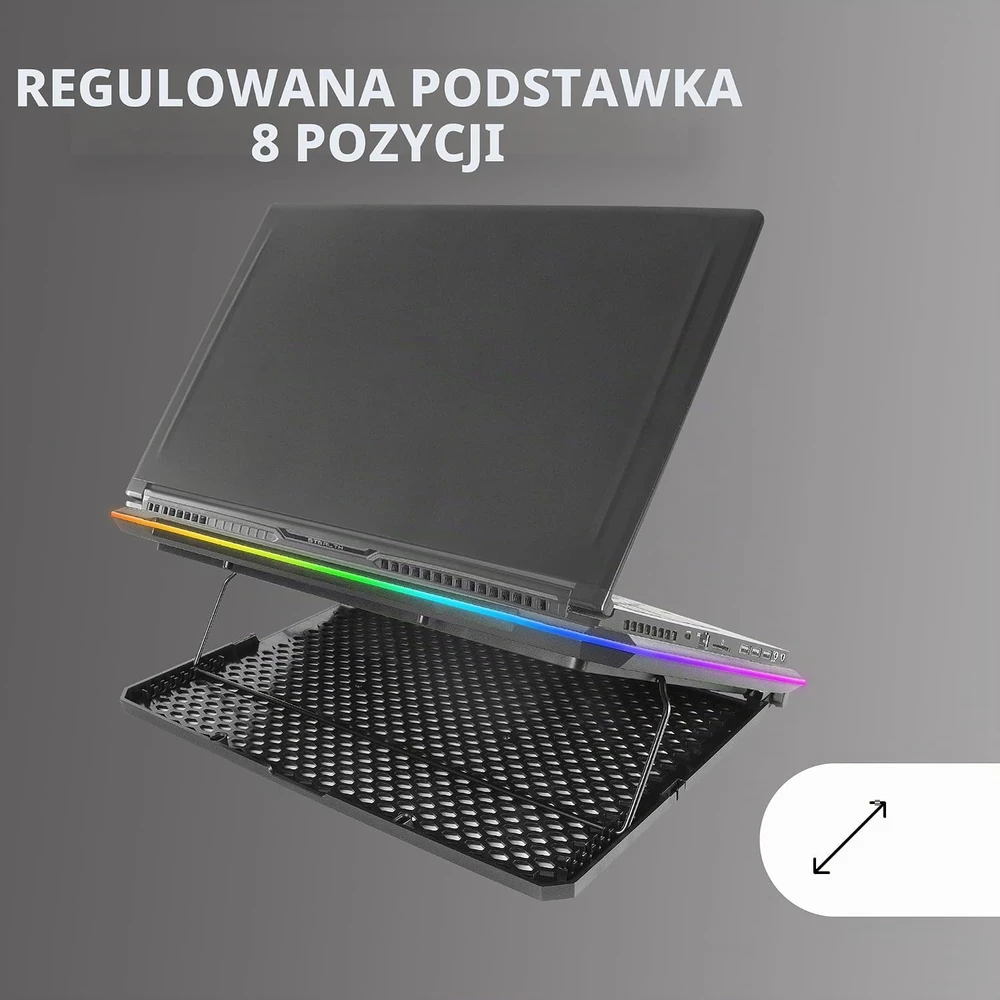 Mars Gaming nešiojamojo kompiuterio aušinimo stovas 17 col., 13 ventiliatorių, MNBC13