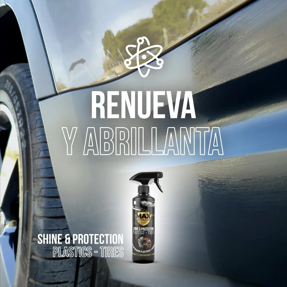 MAX DETAIL-LAB plastikinių ir guminių paviršių atnaujintojas Shine & Protection MXPLASTICS