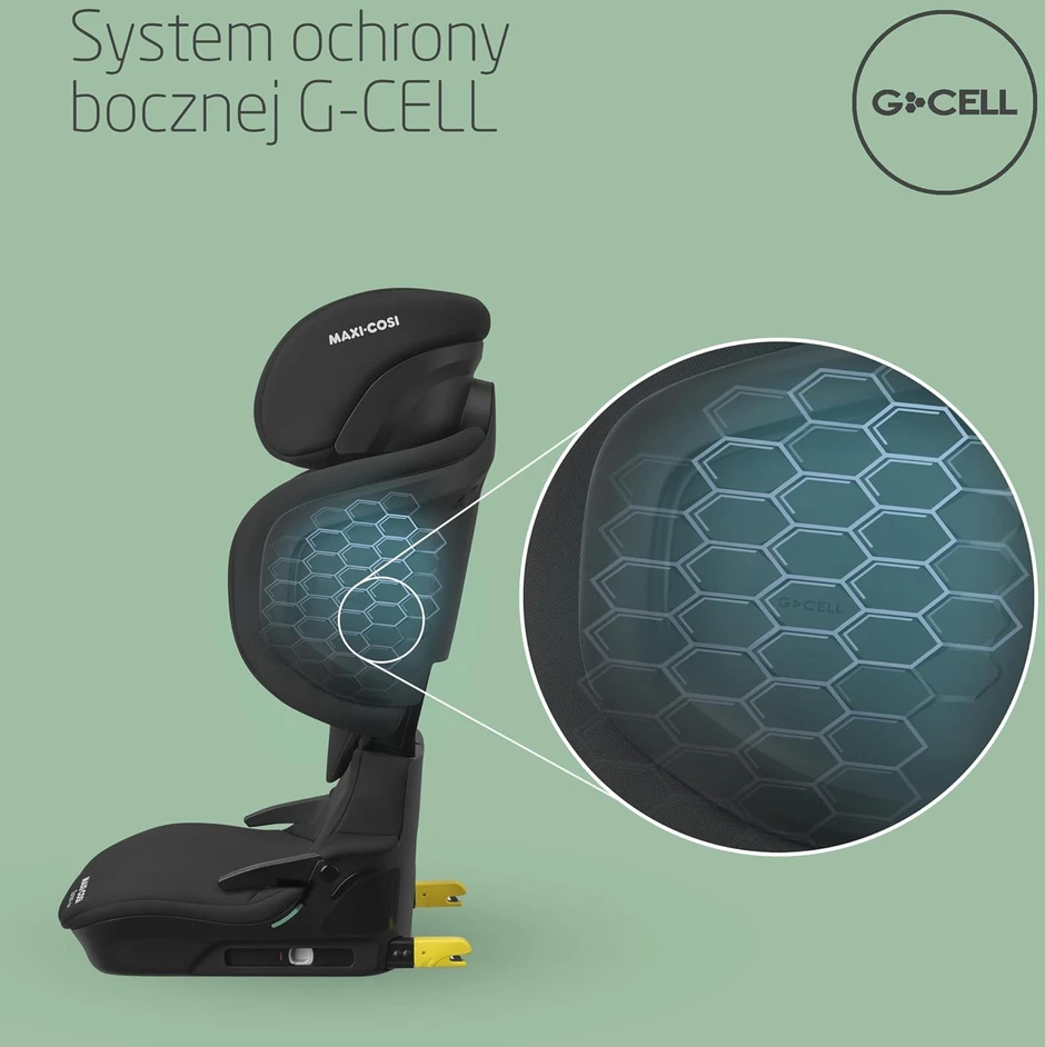Maxi-Cosi paaukštinamoji automobilinė kėdutė Tanza i-Size ISOFIX, 100–150 cm, juoda