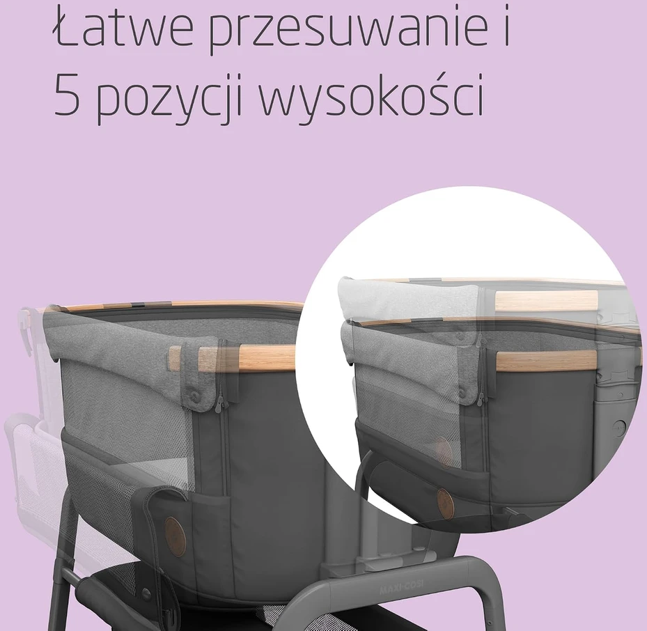 Maxi-Cosi pristumiama kūdikio lovytė Iora 0–6 mėn., 5 aukščio padėtys, 2106750110