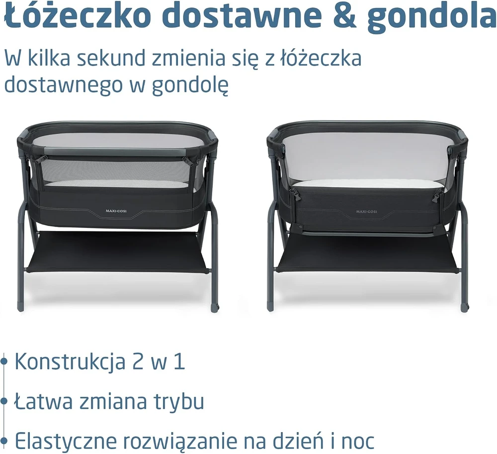 Maxi-Cosi pristumiama kūdikio lovytė Iora² su CloudCore 5 cm čiužiniu, 5 aukščiais, 2130158110