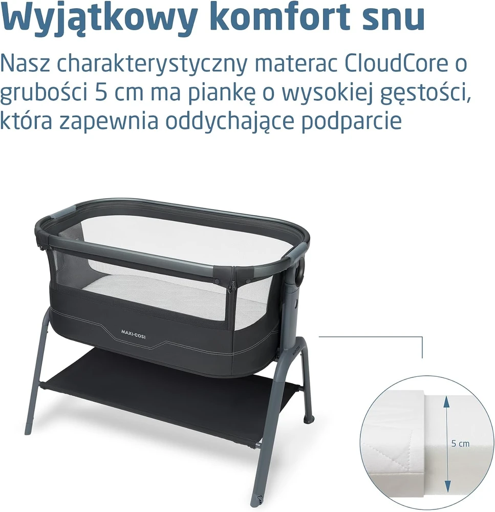 Maxi-Cosi pristumiama kūdikio lovytė Iora² su CloudCore 5 cm čiužiniu, 5 aukščiais, 2130158110
