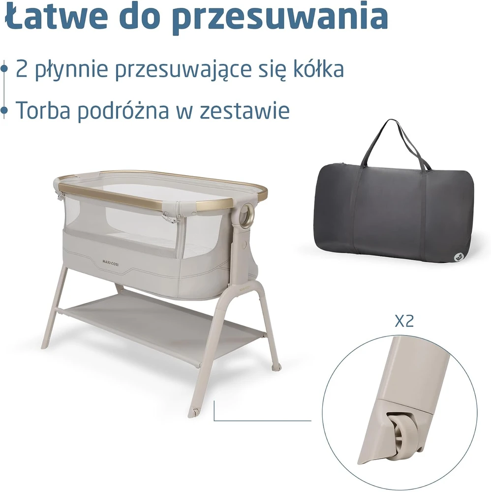 Maxi-Cosi pristumiama lovytė Iora² su CloudCore 5 cm čiužiniu ir 5 aukščio lygiais 2130159110