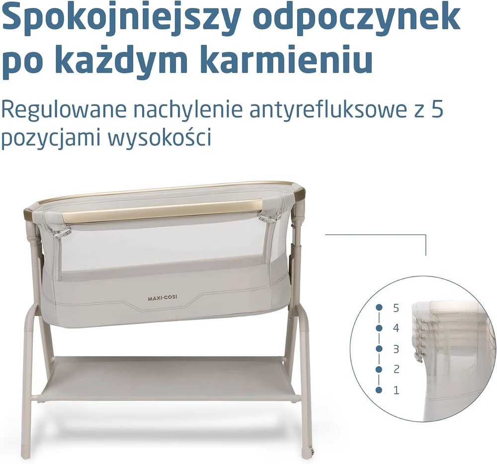 Maxi-Cosi pristumiama lovytė Iora² su CloudCore 5 cm čiužiniu ir 5 aukščio lygiais 2130159110